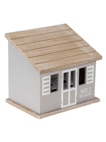 Clayre&Eef Eierkast grijs - (B)20 x (H)18 x (D)14 cm