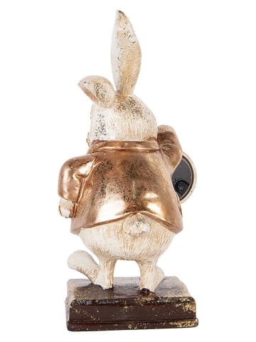 Clayre&Eef Dekofigur ''Kaninchen'' in Creme/ Gold - (B)13 x (H)26 x (T)13 cm