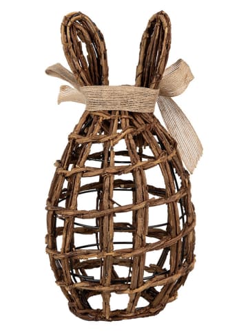 Clayre&Eef Dekoobjekt "Kaninchen" in Braun/ Beige - (B)16 x (H)31 x (T)16 cm