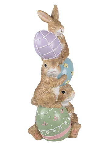 Clayre&Eef Dekofigur ''Kaninchen'' in Bunt - (B)31 x (H)72 x (T)25 cm