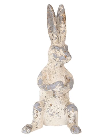 Clayre&Eef Decofiguur ''Konijntje'' crème - (B)8 x (H)17 x (D)9 cm