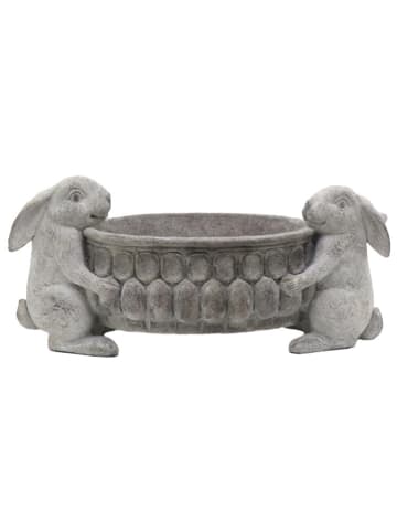 Clayre&Eef Doniczka w kolorze szarym - 43 x 19 x 19 cm