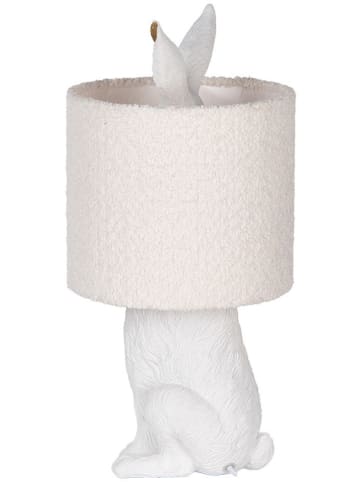 Clayre&Eef Tafellamp wit - (H)43 x Ø 20 cm