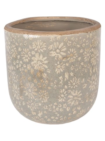 Clayre&Eef Bloempot beige - (H)19 x Ø  20 cm