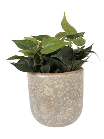 Clayre&Eef Bloempot beige - (H)19 x Ø  20 cm