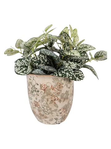 Clayre&Eef Bloempot beige - (H)17 x Ø 17 cm