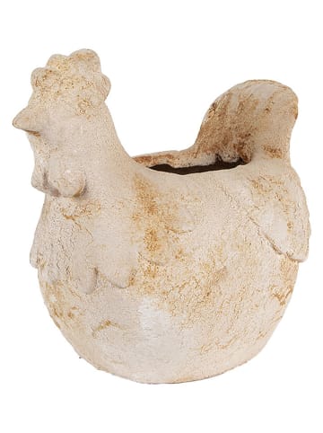 Clayre&Eef Blumentopf in Creme - (B)31 x (H)27 x (T)20 cm