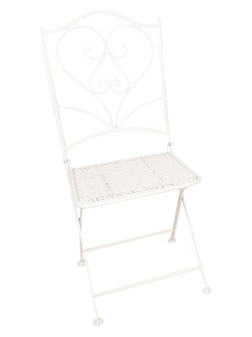 Clayre&Eef 3-delige tuinmeubelset wit