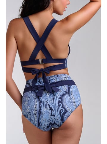 Marlies Dekkers Bikinitop donkerblauw/lichtblauw