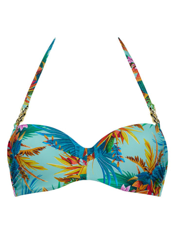 Marlies Dekkers Biustonosz bikini w kolorze błękitnym ze wzorem