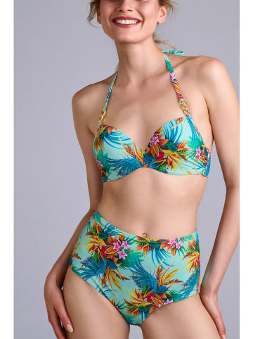Marlies Dekkers Bikini-Oberteil in Hellblau/ Bunt