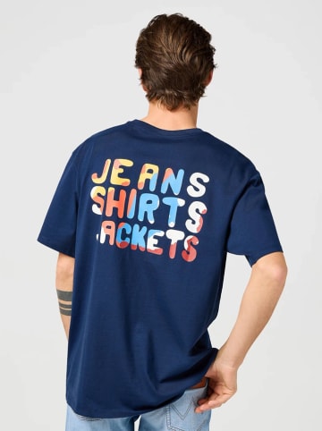 Wrangler Shirt donkerblauw