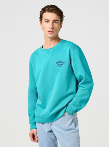 Wrangler Bluza w kolorze turkusowym