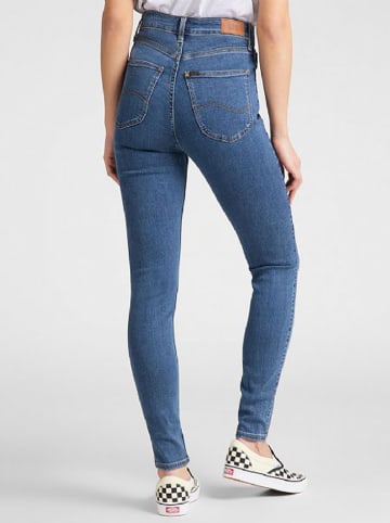 Lee Spijkerbroek "Ivy" - skinny fit - blauw