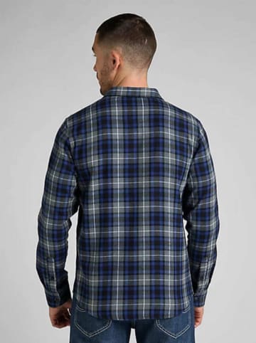 Lee Blouse - regular fit - blauw/zwart