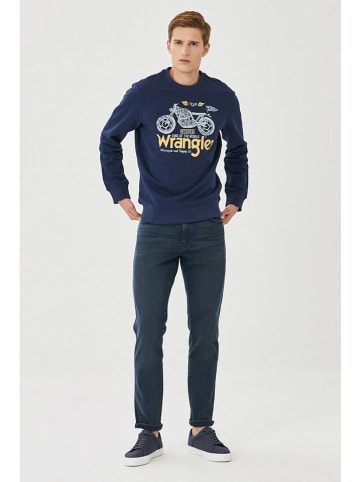 Wrangler Spijkerbroek "Texas Taper" - slim fit - donkerblauw