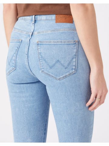 Wrangler Jeans "High Rise Skinny Cher" - Skinny fit - in Hellblau