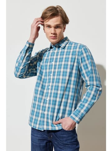 Wrangler Koszula - Regular fit - w kolorze błękitnym