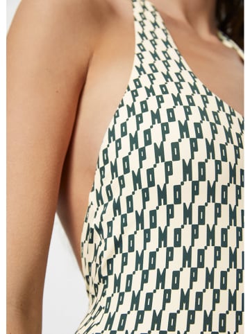 Marc O´Polo Badeanzug in Creme/ Dunkelgrün