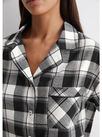 Marc O´Polo Pyjama-Oberteil in Schwarz/ Weiß