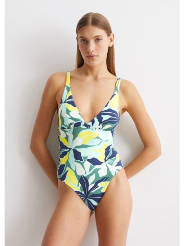 Marc O´Polo Strój kąpielowy w kolorze granatowo-turkusowo-żółtym