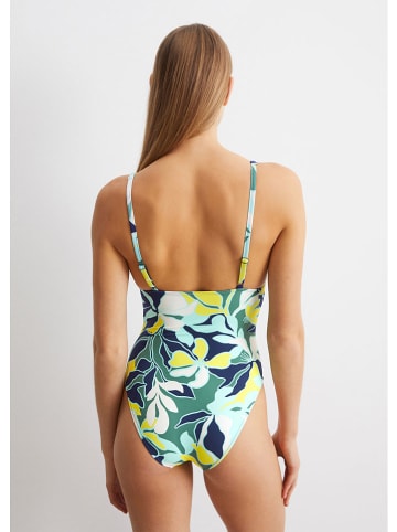 Marc O´Polo Strój kąpielowy w kolorze granatowo-turkusowo-żółtym