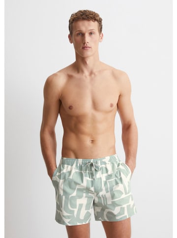 Marc O´Polo Bodywear Zwemshort mintgroen/crème