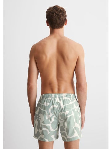 Marc O´Polo Szorty kąpielowe w kolorze miętowo-kremowym