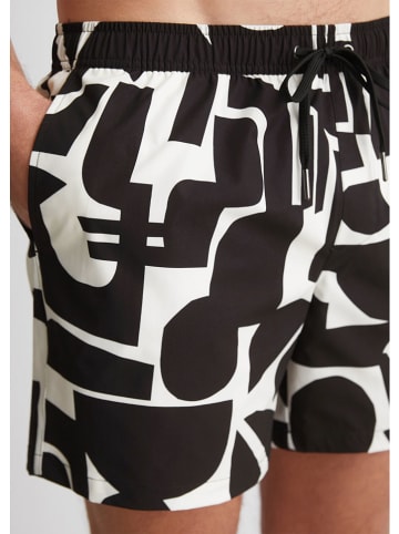 Marc O´Polo Szorty kąpielowe w kolorze biało-czarnym