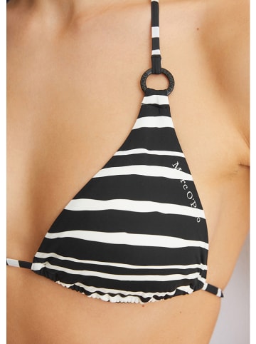 Marc O´Polo Bikini-Oberteil in Schwarz/ Weiß