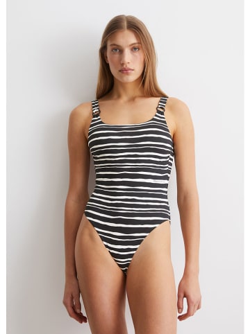 Marc O´Polo Strój kąpielowy w kolorze czarno-białym