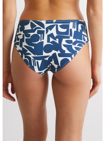 Marc O´Polo Bikini-Hose in Blau/ Weiß