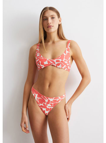 Marc O´Polo Figi bikini w kolorze koralowo-białym