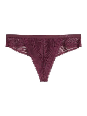Marc O´Polo Stringi w kolorze bordowym