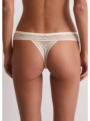 Marc O´Polo Bodywear Stringi w kolorze kremowym