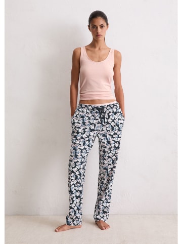 Marc O´Polo Pyjama-Hose in Dunkelblau/ Weiß/ Rosa