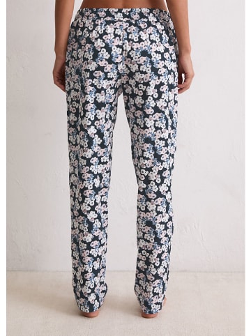 Marc O´Polo Pyjama-Hose in Dunkelblau/ Weiß/ Rosa