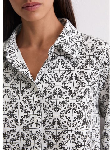 Marc O´Polo Pyjama-Oberteil in Schwarz/ Weiß