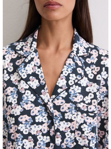 Marc O´Polo Nachthemd in Dunkelblau/ Weiß/ Rosa