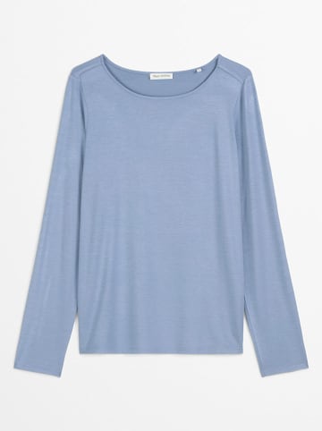 Marc O´Polo Bodywear Pyjama-Oberteil in Hellblau
