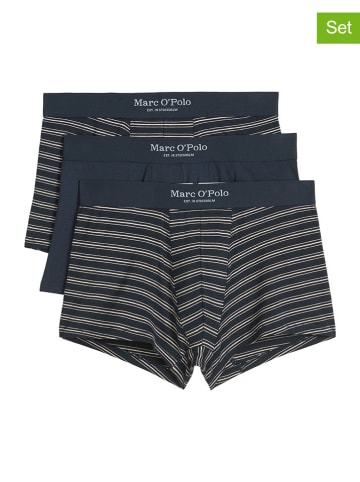 Marc O´Polo 3er-Set: Boxershorts in Dunkelblau