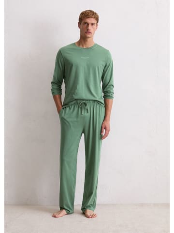 Marc O´Polo Bodywear Spodnie piżamowe w kolorze zielonym