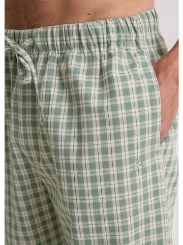 Marc O´Polo Pyjama-Hose in Creme/ Grün