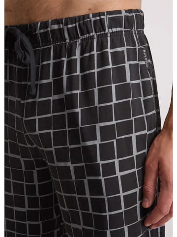 Marc O´Polo Pyjama-Hose in Schwarz/ Grau
