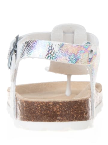 BIO PINGÜIN Sandały w kolorze srebrnym