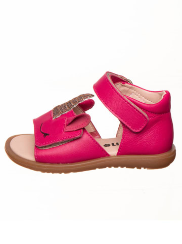 kmins Leder-Sandalen in Pink