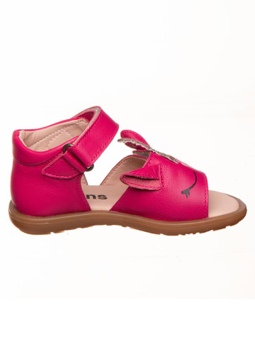 kmins Leder-Sandalen in Pink