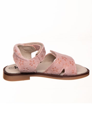 kmins Leren sandalen lichtroze