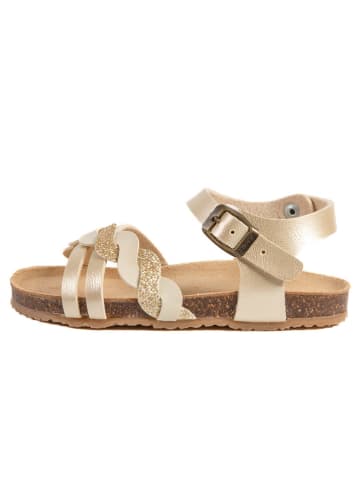 billowy Sandalen "Rosso" in Gold