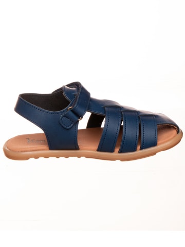 kmins Leren sandalen donkerblauw